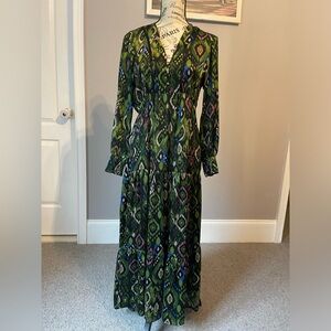 NWT ZARA GEOMETRIC PRINTED DRESS